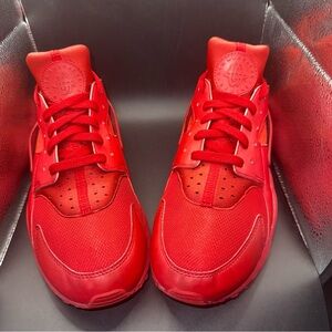 Size 13 - Nike Air Huarache Triple Red, 318429-660, Very Clean, No Box, Good!